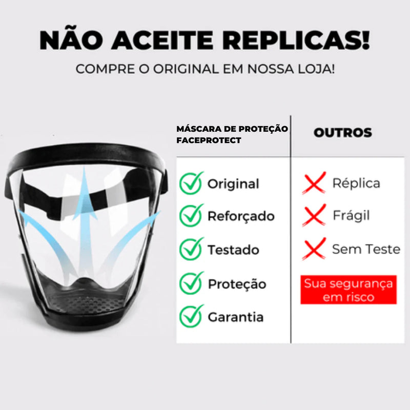 Máscara de Proteção SafeFace - SouBic™