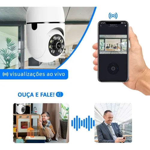 Câmera Wi-Fi com rotação de 360 Graus - SouBic™